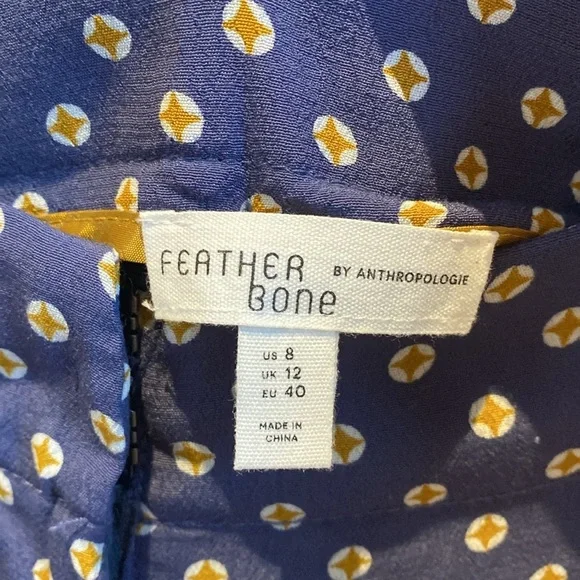 Anthropologie Feather Bone Wide Leg Dress Pants - Picture 4 of 11